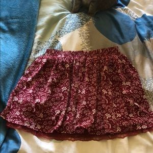 Two or one high waisted skirts